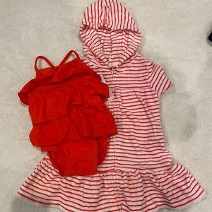 Carter’s NWT Bathing Suit 12 months CoverUp
